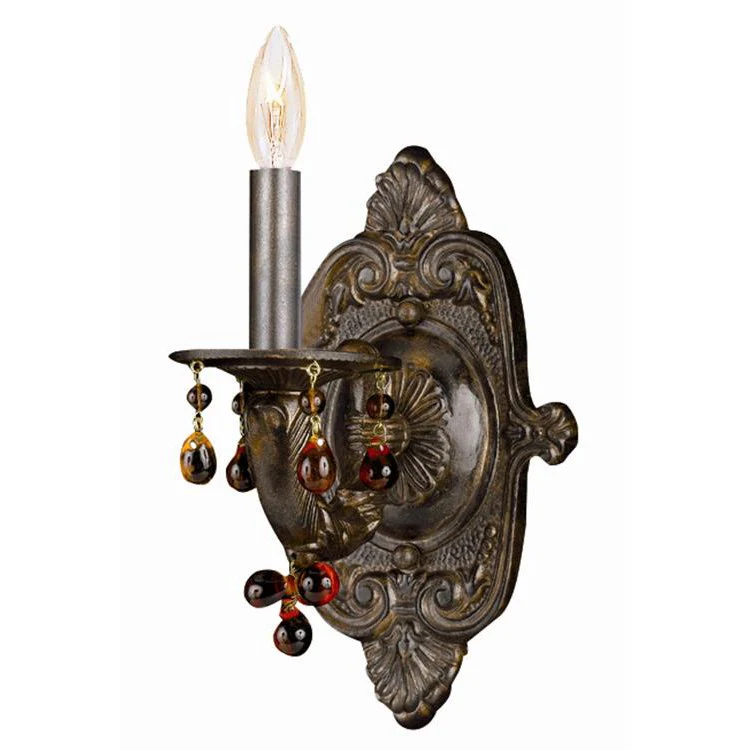 Paris Market Single-Light Amber Wall Sconce - Frankwebs