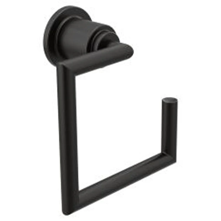 Towel Ring Arris 5-1/8 Inch Open Matte Black 2-11/16 Inch - Frankwebs