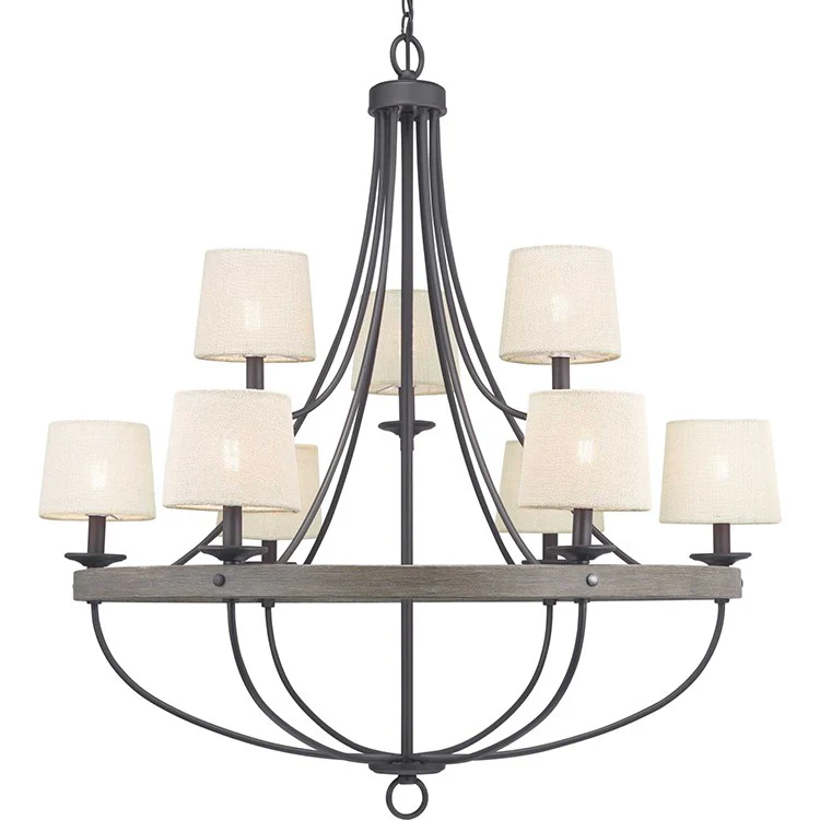 Gulliver Nine-Light Two-Tier Chandelier - Frankwebs