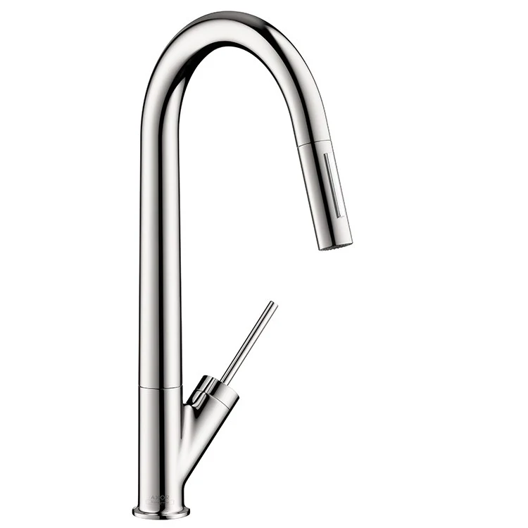 AXOR Starck Pull-Down Kitchen Faucet with Magnetic Docking and Non-Locking Spray Diverter - Frankwebs