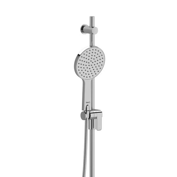 Handshower Set Round 1-Jet Chrome 3 Function ADA 2.5 Gallons per Minute 34 Inch Slide Bar - Frankwebs
