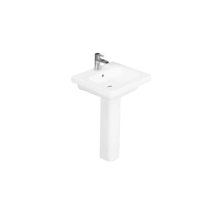 Pedestal Top Resort 650 20-1/2 Inch White Vitreous China Rectangle - Frankwebs