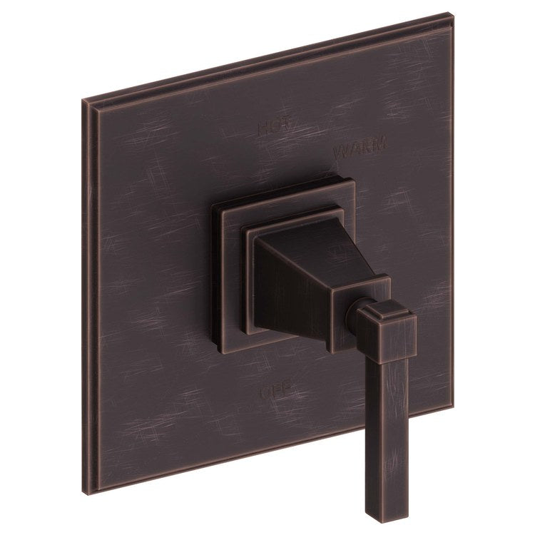 Pressure Balance Valve Trim Malvina Square 1 Lever Venetian Bronze ADA Depth 4 Inch - Frankwebs