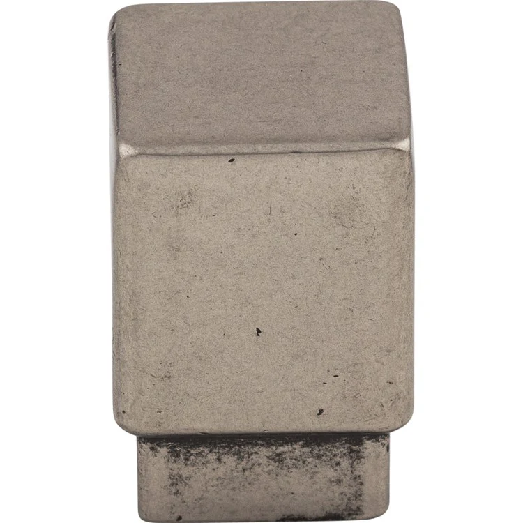 Knob Sanctuary Tapered Square Ash Gray Zinc Alloy 3/4 Inch - Frankwebs