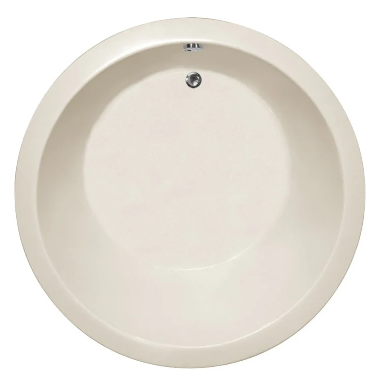 Air Tub Designer Collection Redondo Drop-In Bone Round 8 Jet Acrylic 69-1/2 x 6-1/2 x 17-3/4 Inch - Frankwebs