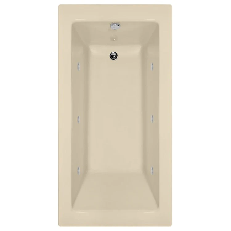 Whirlpool Tub Designer Collection Sydney 60 x 34 x 20 Inch Alcove Left Hand Drain Bone Rectangle - Frankwebs