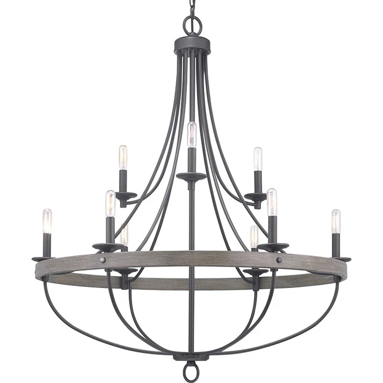 Gulliver Nine-Light Two-Tier Chandelier - Frankwebs