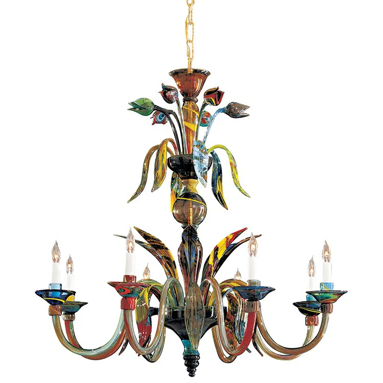 Camer Eight-Light Chandelier - Frankwebs