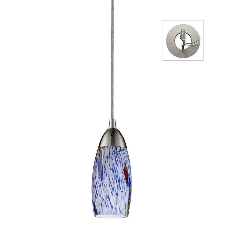 Milan Single-Light Pendant with Recessed Light Kit - Frankwebs