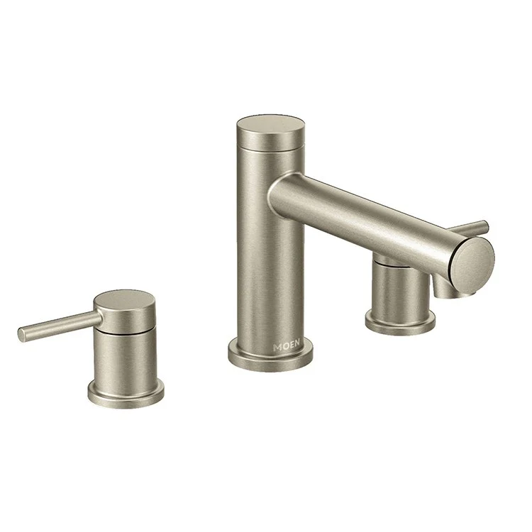 Roman Tub Filler Align Trim 2 Lever ADA Brushed Gold - Frankwebs
