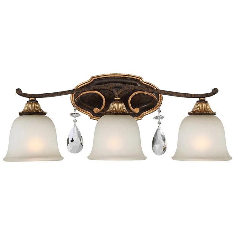 Chateau Nobles Three-Light Bathroom Vanity Fixture - Frankwebs