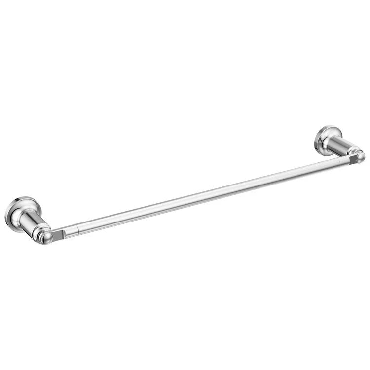 Towel Bar 18 Inch Chrome Brass 3-1/8 Inch Wall Mount - Frankwebs