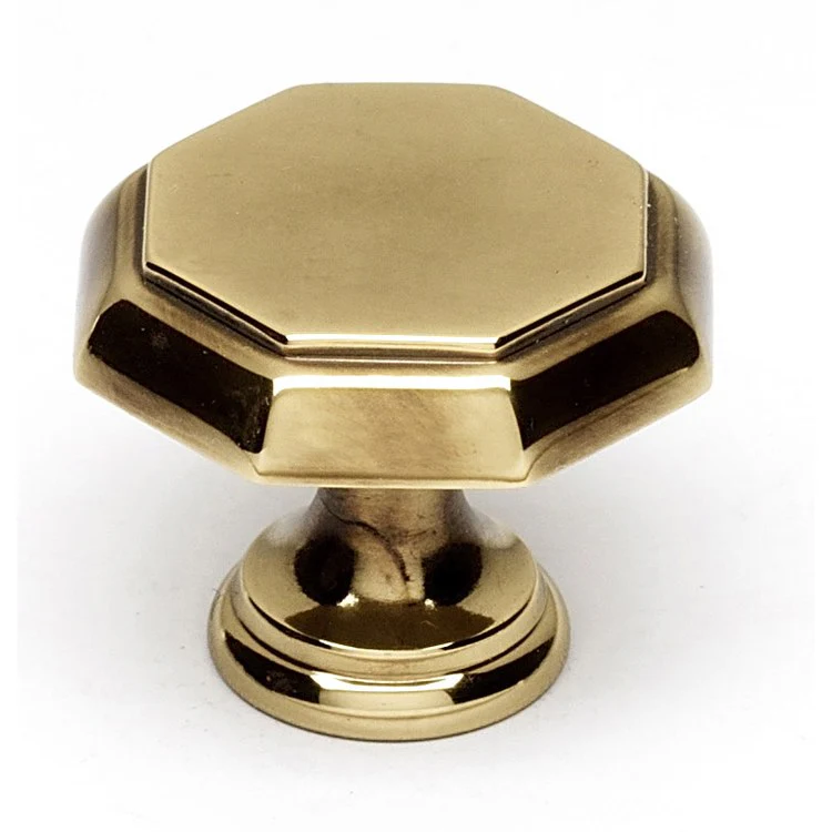 Knob II Collection Hexagon Bronze Brass 1-3/8 Inch 1-1/8 Inch 3/4 Inch - Frankwebs