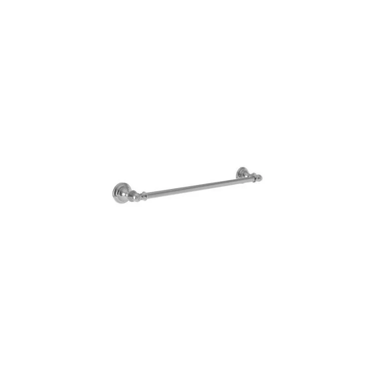 Towel Bar Pavin 18 Inch Single Polished Chrome Brass 3-3/8 Inch Extension from Wall - Frankwebs