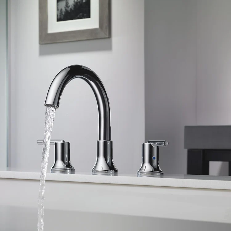 Trinsic Two Handle 3-Hole Roman Tub Faucet - Frankwebs