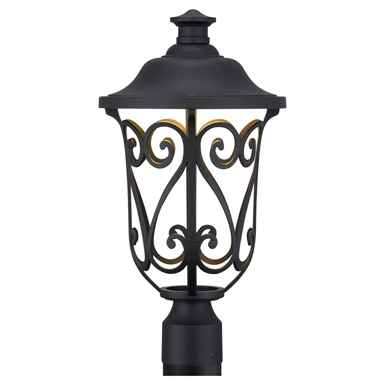 Leawood Single-Light LED Outdoor Post Lantern - Frankwebs