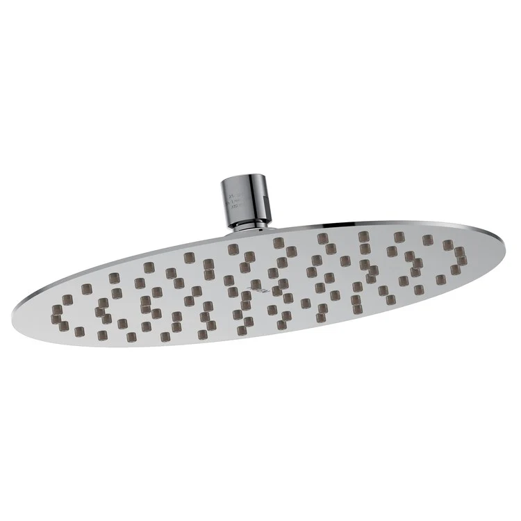 Showerhead 1 Function Eco-Performance Overhead Mount Chrome 10 Inch 1.75 Gallons per Minute Round Full Rainshower - Frankwebs