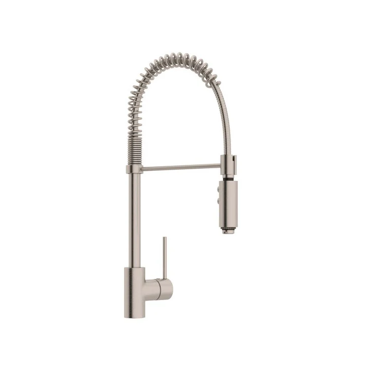 Kitchen Faucet Pirellone Pull Down 1 Metal Side Lever Polished Nickel 1.8 Gallons per Minute Column Spout - Frankwebs