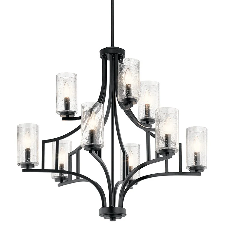 Vara Nine-Light Two-Tier Chandelier - Frankwebs