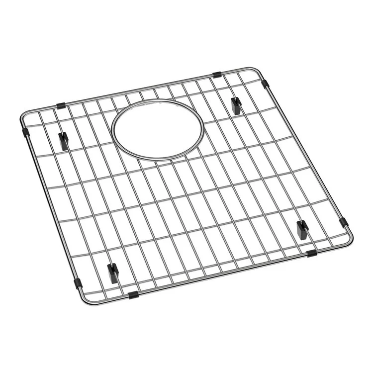 Sink Grid Bottom Grid 15 x 16 Inch Stainless Steel for Fits Bowl Size 16-1/2x16-1/2 Inch Bowls with Rear Center Drain Opening - Frankwebs