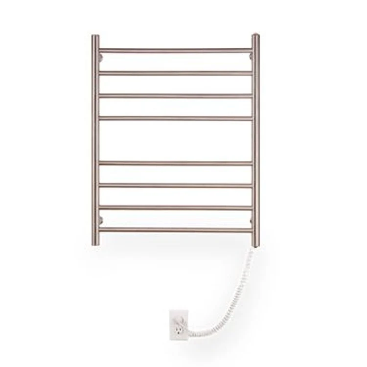 Towel Warmer Pearl Gem Electric 8 Bar Wall Mount 24 Inch Bright Chrome Metal - Frankwebs