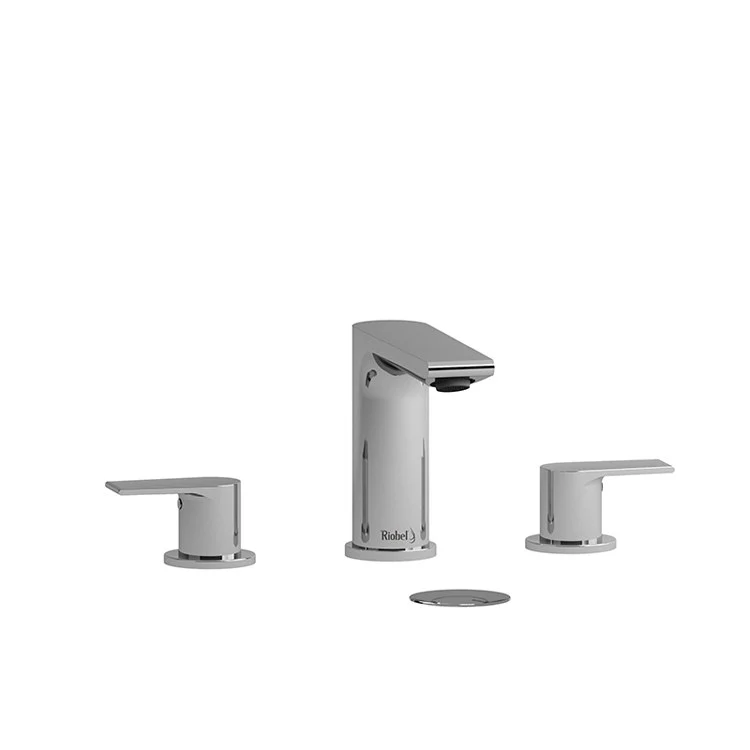 Lavatory Faucet Fresk Widespread 8 Inch Spread 2 Lever ADA WaterSense Chrome 1.5 Gallons per Minute Brass - Frankwebs