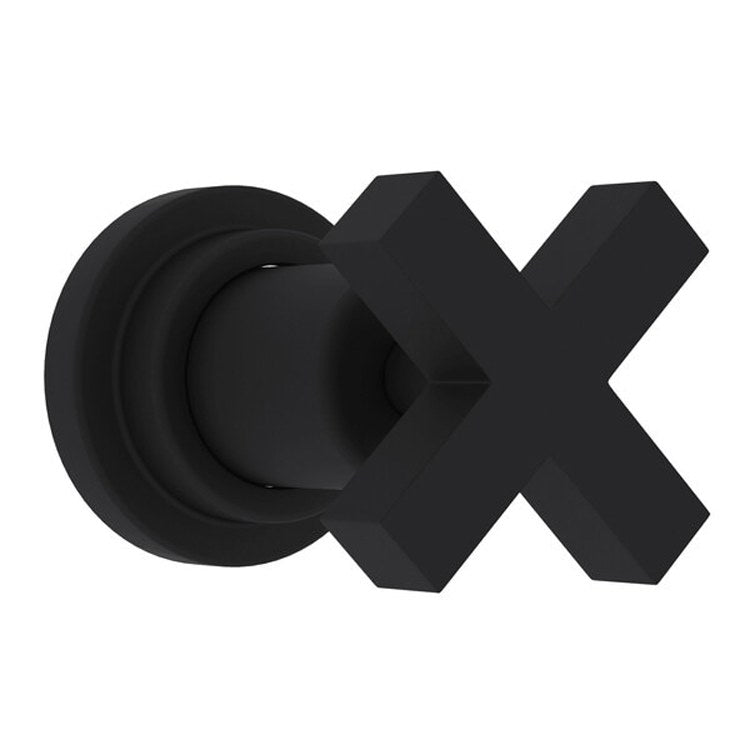 Volume Control Trim Lombardia 4 Port Dedicated Diverter 1 Cross Satin Nickel - Frankwebs