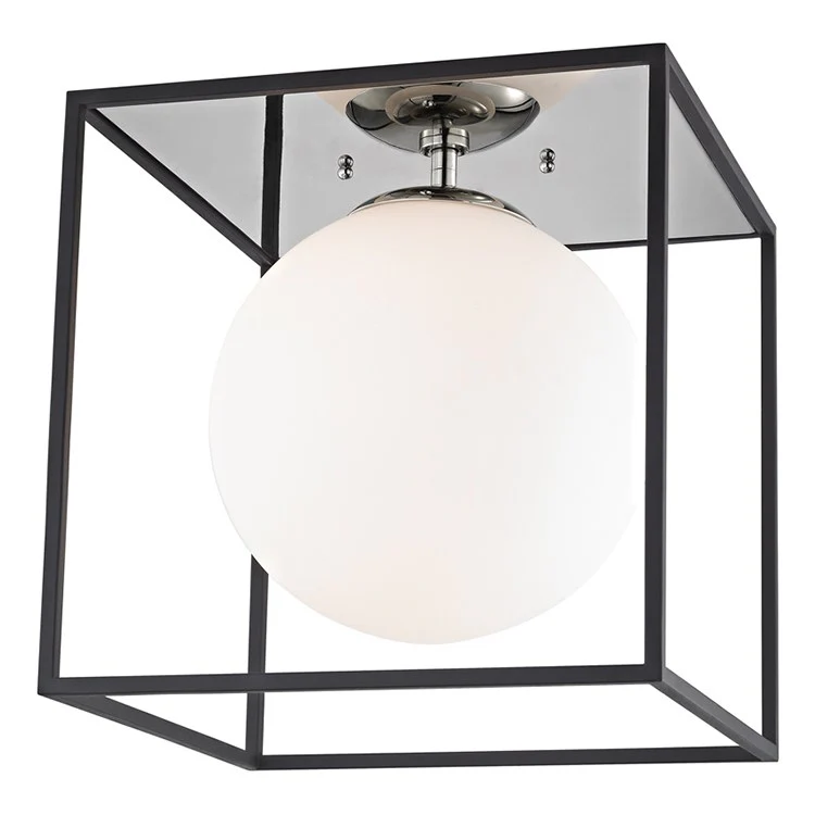 Aira Single-Light Large Flush Mount Ceiling Fixture Mount - Frankwebs