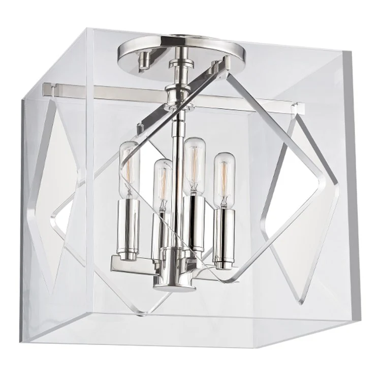 Travis Four-Light Flush Mount Ceiling Fixture - Frankwebs