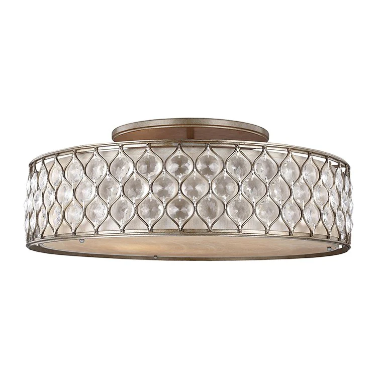 Lucia Six-Light Semi-Flush Mount Ceiling Fixture - Frankwebs