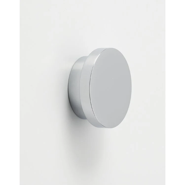 Knob Redondo Round Satin Nickel Brass 1-3/8 Inch 9/16 Inch 1-1/8 Inch - Frankwebs