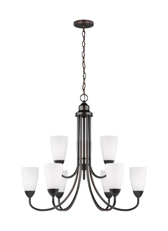 Seville Nine-Light Two-Tier LED Chandelier - Frankwebs
