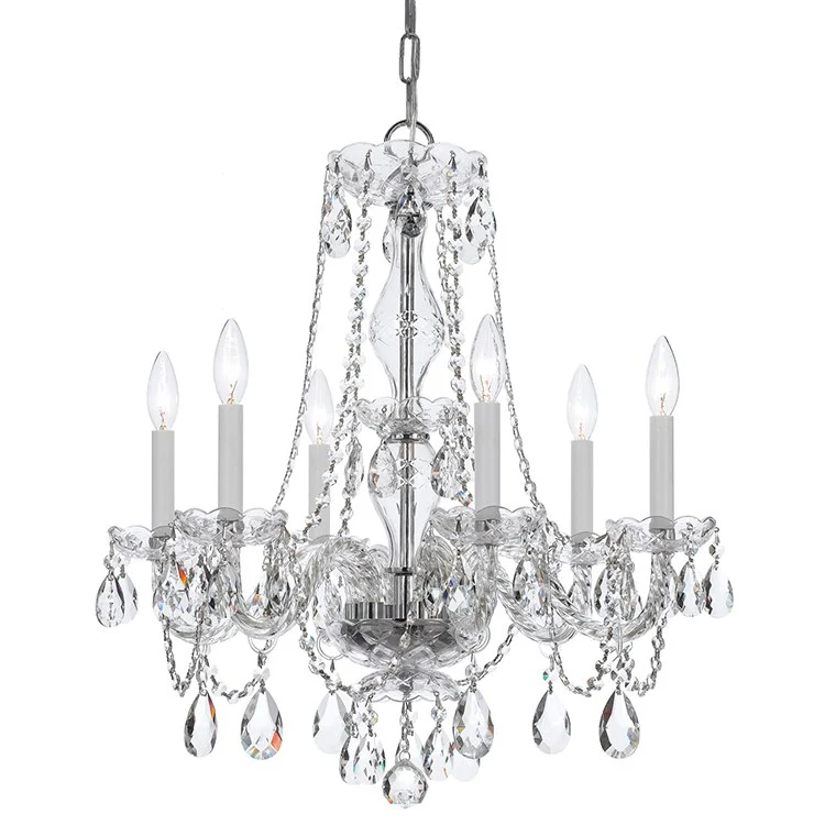 Traditional Crystal Six-Light Chandelier - Frankwebs