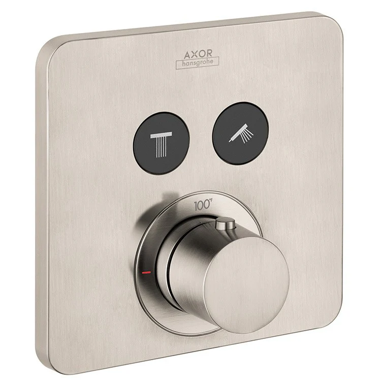 AXOR Shower Select SoftCube Thermostatic Two-Function Trim - Frankwebs