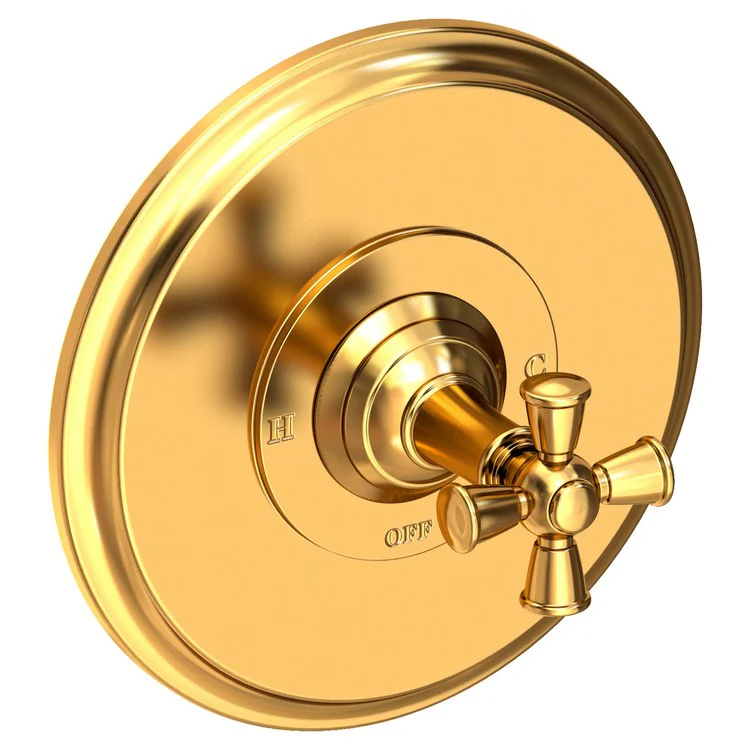 Pressure Balance Valve Trim Aylesbury Round 1 Cross Antique Copper ADA Depth 4 Inch - Frankwebs