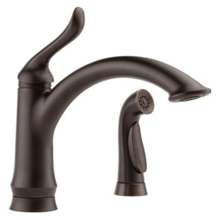 Linden Single Handle Kitchen Faucet with Side Sprayer - Frankwebs