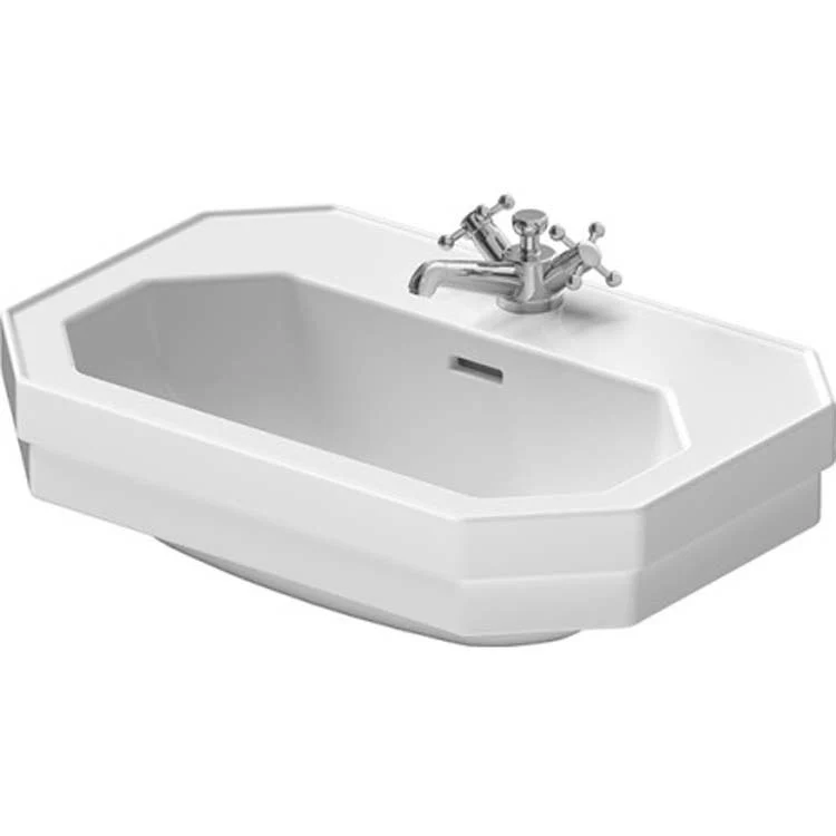 Lavatory Sink 1930 Series Wall Mount with Overflow 16-1/8 x 23-5/8 Inch 7-7/8 Inch Spread Rectangle White 3 Hole - Frankwebs