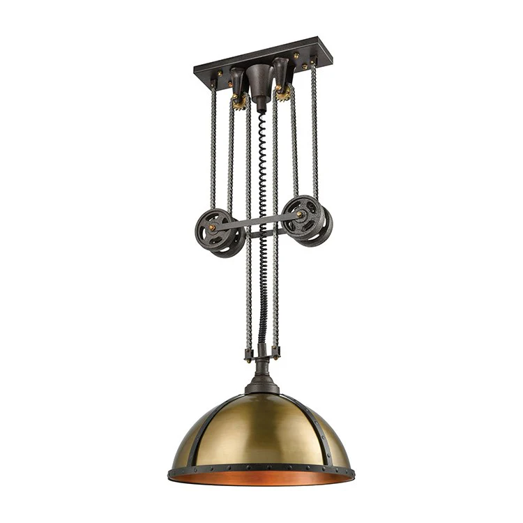Torque Three-Light Pulldown Chandelier - Frankwebs