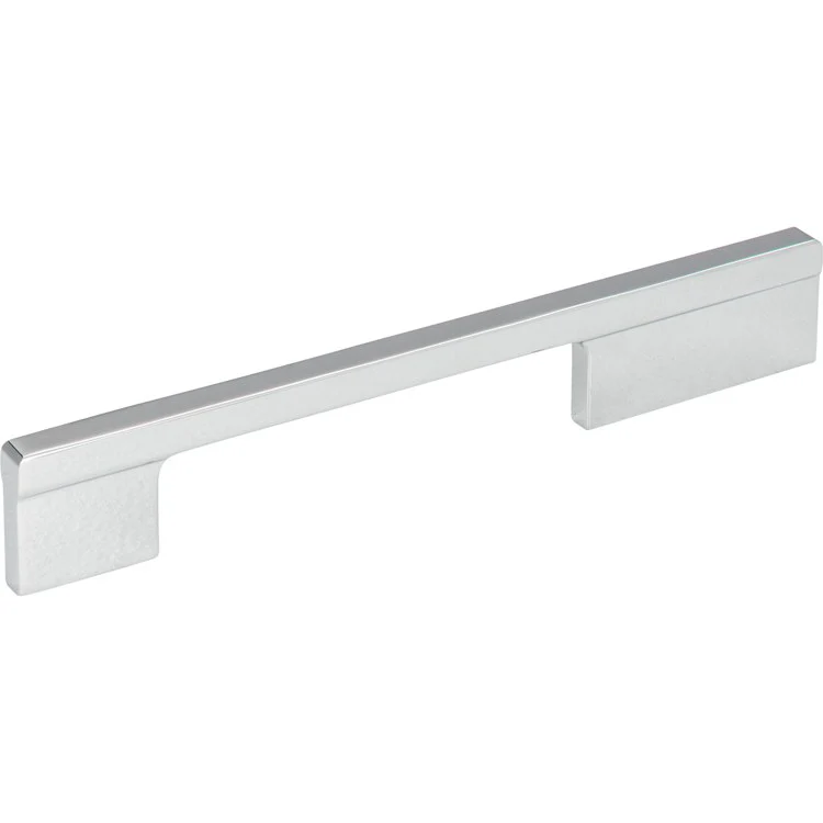 Drawer Pull Atlas Off Centers Polished Chrome Aluminum 6-5/16 Inch 7-1/2 x 3/8 Inch - Frankwebs