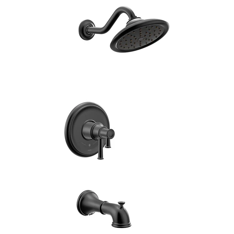 Tub and Shower Trim Belfield M-Core 2-Series Matte Black - Frankwebs