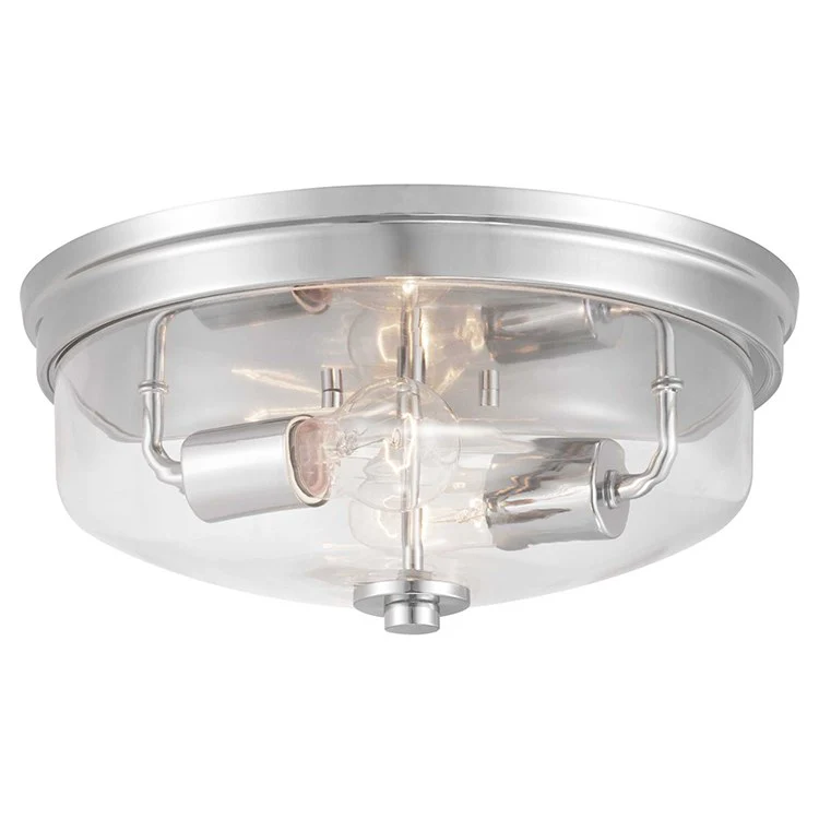 Blakely Two-Light Flush Mount Ceiling Fixture - Frankwebs
