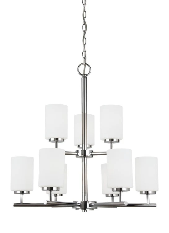 Oslo Nine-Light Two-Tier Chandelier - Frankwebs