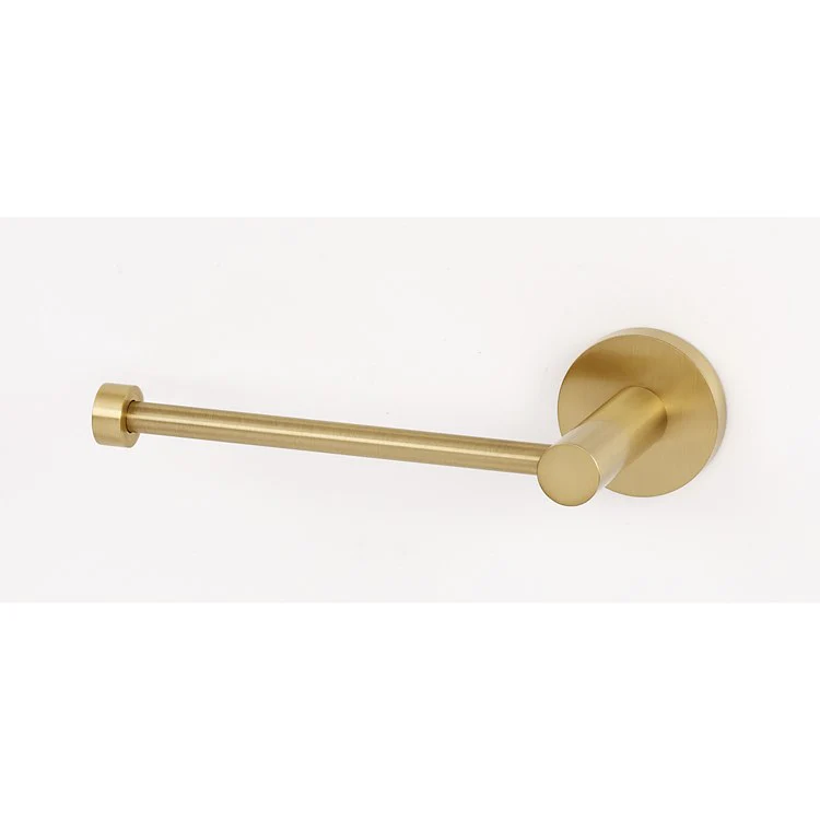 Toilet Paper Holder Contemporary I Bath Universal Satin Brass 6-7/8 Inch Wall Mount - Frankwebs