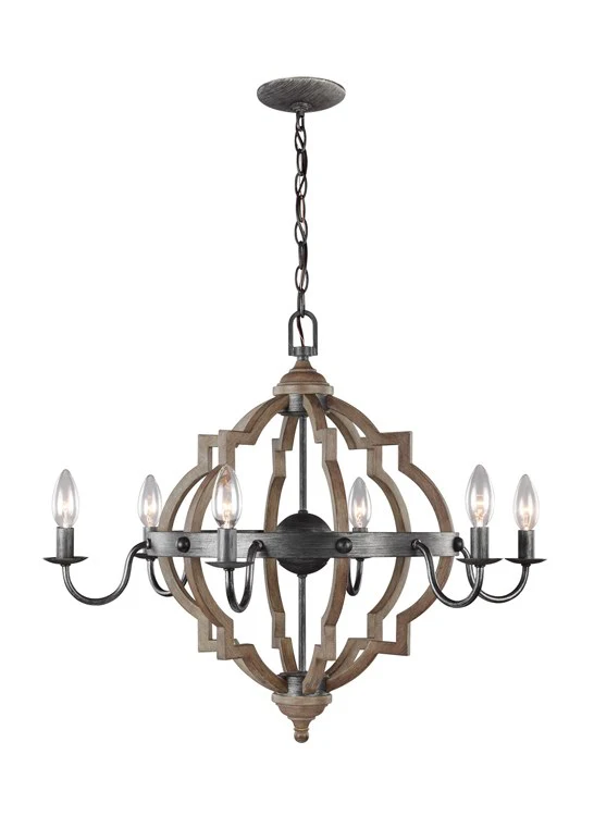 Socorro Six-Light LED Chandelier - Frankwebs