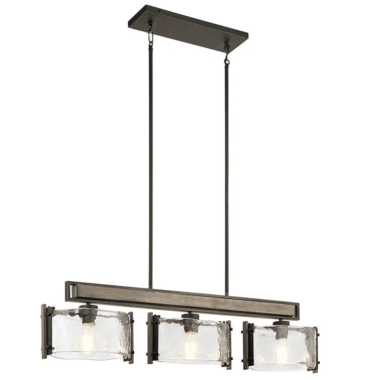 Aberdeen Three-Light Linear Chandelier - Frankwebs