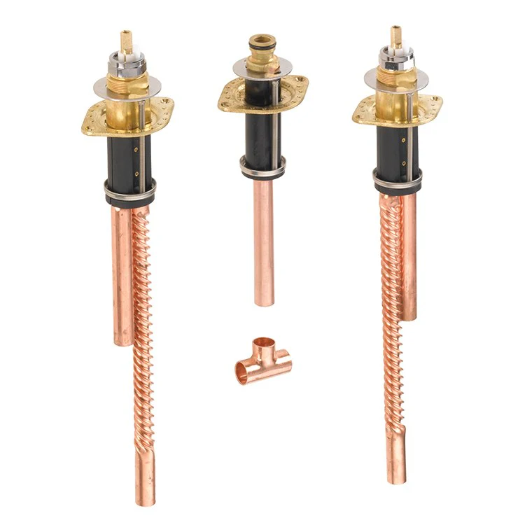 Two Handle 3-Hole Widespread Roman Tub Rough Valve - Frankwebs