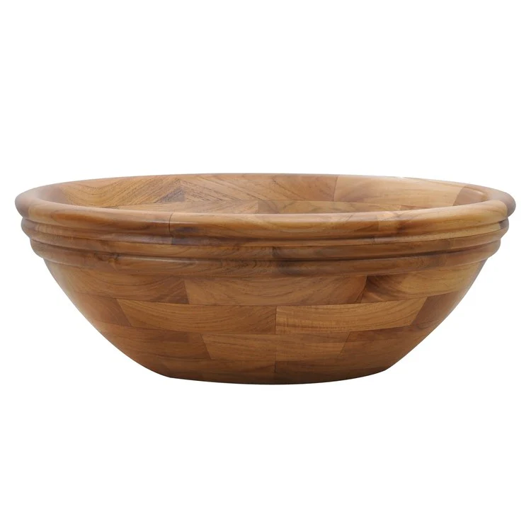 Vessel Cocora Above Counter 17-1/8 Inch Teak Natural Wood - Frankwebs