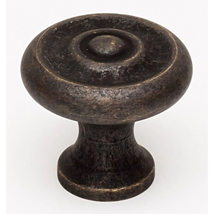 Knob II Collection Round Chocolate Bronze Brass 1 Inch 7/8 Inch 9/16 Inch - Frankwebs