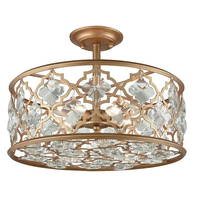 Armand Four-Light Semi-Flush Mount Ceiling Fixture - Frankwebs