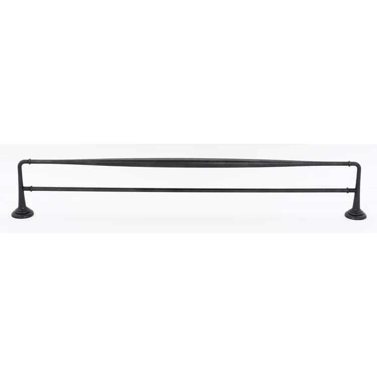 Towel Bar Charlie's Bath 30 Inch Double Unlacquered Brass 5-5/16 Inch - Frankwebs